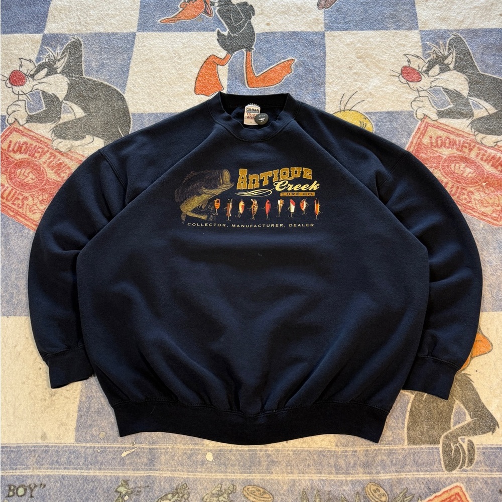 Vintage fishing crewneck sweatshirt